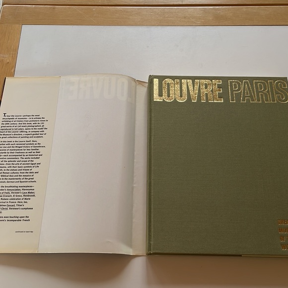 VTG 1967 Louvre Paris Coffee Table Book - Picture 5 of 5